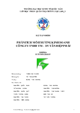 Đề tài Phân tích môi trường kinh doanh công ty TNHH thương mại dịch cụ Tân Hiệp phát (2011)