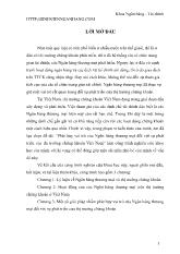 Đề tài Phát huy vai trò của Ngân hàng thương mại đối với sự phát triển của thị trường chứng khoán Việt Nam