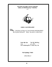 Đề tài Phương thức tín dụng chứng từ Thực trạng và biện pháp