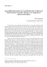 Đề tài Quan điểm tiến hành cải cách ruộng đất ở Việt Nam trong những năm 1945 - 1956 qua các nghị quyết trung ương Đảng