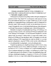 Đề tài Tăng cường hiệu lực quản trị chất lượng dịch vụ khách hàng tại công ty TNHH Châu Lục