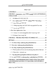 Đề tài Ứng dụng công nghệ CAD/CAM/CAE trong việc thiết kế, phân tích, đánh giá và chế tạo chi tiết