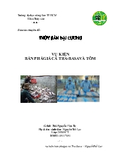 Đề tài Vụ kiện bán phá giá cá Tra - Basa và tôm