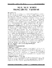 Đồ án Chuyên môn về men và ứng dụng nấm men trong sản xuất bánh mì