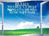 Tổ chức và hoạt động của ngân hàng nhà nước Việt Nam
