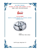 Triết lý kinh doanh của toyota motor corporation