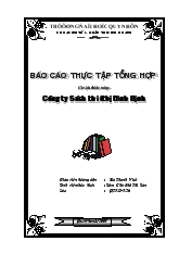 Báo cáo Thực tập tổng hợp tại Công ty Sách thiết bị Bình Định
