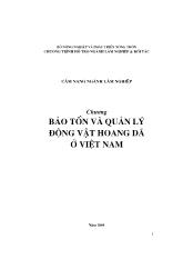 Bảo tồn và quản lý động vật hoang dã ở Việt Nam