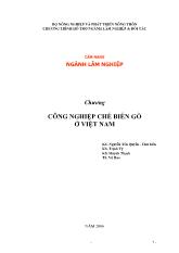 Đề tài Công nghiệp chế biến gỗ ở Việt Nam