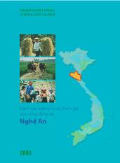 Đề tài Đánh giá nghèo có sự tham gia của cộng đồng tại Nghệ An