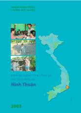 Đề tài Đánh giá nghèo có sự tham gia của cộng đồng tại Ninh Thuận