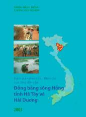 Đề tài Đánh giá nghèo có sự tham gia của cộng đồng tại Đồng bằng sông Hồng tỉnh Hà Tây và Hải Dương