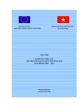 Đề tài Đánh giá nhu cầu hỗ trợ liên quan đến thương mại giai đoạn 2007 - 2012