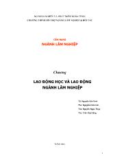 Đề tài Lao động học và lao động ngành lâm nghiệp