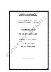 Đề tài Phần mềm hỗ trợ thí nghiệm hoá vô cơ