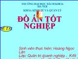 Đề tài Phân tích tình hình tiêu thụ và một số giải pháp thúc đẩy hoạt động tiêu thụ sản phẩm của công ty thức ăn Hoa Chen