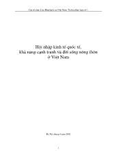 Hành động tập thể và sự tham gia của các hộ sản xuất nhỏ vào thị trường - Một cơ hội thoát nghèo