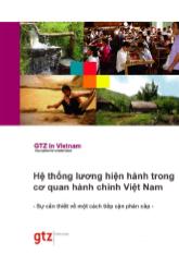 Đề tài Hệ thống lương hiện hành trong các cơ quan hành chính ở Việt Nam