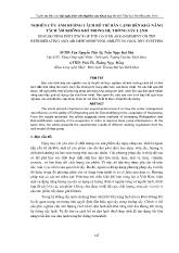 Đề tài Nghiên cứu ảnh hưởng cách bố trí dàn lạnh đến khả năng tách ẩm không khí trong hệ thống sấy lạnh