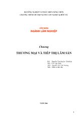 Đề tài Thương mại và tiếp thị lâm sản