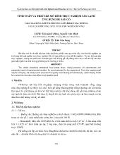 Đề tài Tính toán và thiết kế mô hình thực nghiệm sấy lạnh ứng dụng để sấy gỗ