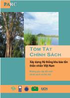 Xây dựng hệ thống khu bảo tồn thiên nhiên Việt Nam : Những yêu cầu đổi mới chính sách và thể chế