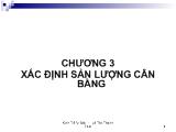Bài giảng xác định sản lượng cân bằng trong kinh tế vĩ mô