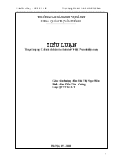 Đề tài Cải cách hành chính ở Việt Nam giai đoạn 2000 - 2010