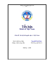 Đề tài Kinh tế Việt Nam - Xã hội hóa giáo dục ở Việt Nam
