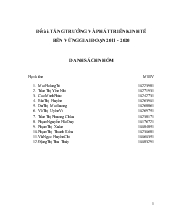 Đề tài Tăng trưởng và phát triển kinh tế bền vững giai đoạn 2011 - 2020
