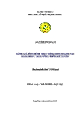 Khóa luận Đánh giá tình hình hoạt động kinh doanh tại ngân hàng tmcp nông thôn Mỹ Xuyên