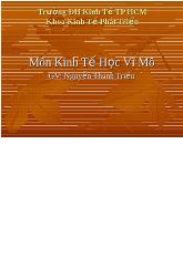 Đề tài Kinh tế vĩ mô - Nhập môn Kế toán Vĩ Mô