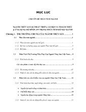 Phân tích ngành thủy sản Việt Nam - Sự phát triển, cơ hội và thách thức