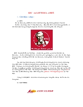 So sánh KFC và Lotteria ở Huế