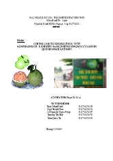 Chiến lược xuất khẩu trực tiếp sản phẩm bưởi tân triều sang thị trường đức của doanh nghiệp tư nhân quê hương Tân Triều