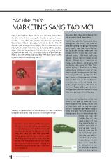 Đề tài Các hình thức marketing sáng tạo mới