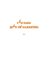 Đề tài Cẩm nang quản trị marketing