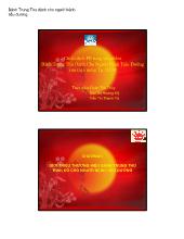 Đề tài Chiến dịch quan hệ cộng đồng cho sản phẩm Bánh trung thu cho bệnh nhân tiểu đường - Kinh Đô