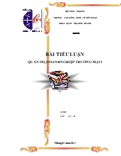 Đề tài Quá trình xây dựng, phát triển thương hiệu và quá trình chuyển nhượng thương hiệu ở KFC