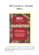 MBA trong tầm tay - Marketing