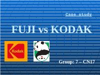 Tiểu luận Bài môn marketing giữa Fuji và Kodak