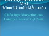 Đề tài Chiến lược marketing của Unilever Việt Nam