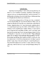 Chuyên đề Nâng cao hiệu quả quản lý rủi ro tín dụng tại Sở giao dịch ngân hàng ngoại thương Việt Nam