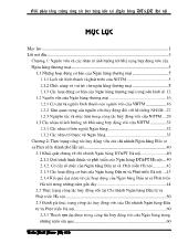 Đề tài Giải pháp tăng cường công tác huy động vốn ở Ngân hàng Đầu tư và Phát triển thành phố Hà nội