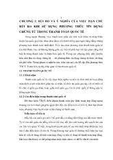 Đề tài Một số giải pháp nhằm hạn chế rủi ro trong phương thức tín dụng chứng từ tại Ngân Hàng Thương mại Cổ phần Á Châu