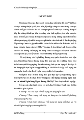 Đề tài Nâng cao chất lượng tín dụng ngắn hạn tại chi nhánh ngân hàng thương mại cổ phần Ngoại Thương (VietcomBank) Hà Nội