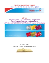 Thực trạng và giải pháp của phát hành và thanh toán thẻ tại Ngân hàng thương mại cổ phần Công thương Việt Nam