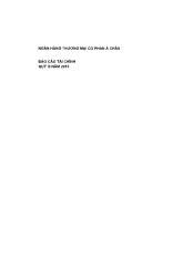 Báo cáo Ngân hàng thương mại cổ phần Á Châu tài chính quý III năm 2010