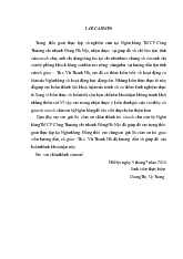 Đề tài Giải pháp nâng cao hiệu quả huy động vốn tại Ngân hàng thương mại cổ phần Công Thương chi nhánh Đông Hà Nội