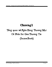 Đề tài Tìm hiểu các hoạt động giao dịch tại ngân hàng thương mại cổ phần Sài Gòn Thương Tín (SacomBank) PGD Trảng Bom – Huyện Trảng Bom – Tỉnh Đồng Nai